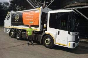 Veolia charges up all-electric bin lorries trial powered by rubbish