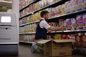 Bossa Nova robots that assist supermarket shelf-stackers are coming to UK stores