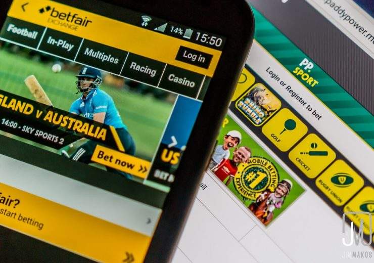 Betfair and Paddy Power apps sport betting (Credit: Jim Makos/Flickr)